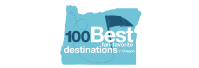 100 Best Destinations in Oregon logo